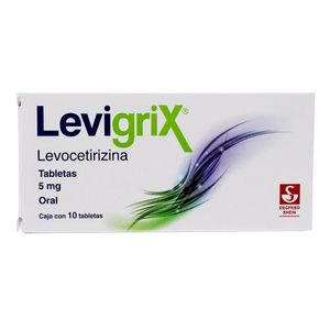 Levigrix 5 Mg 10 Tab Levocetirizina Gen 10 Pz