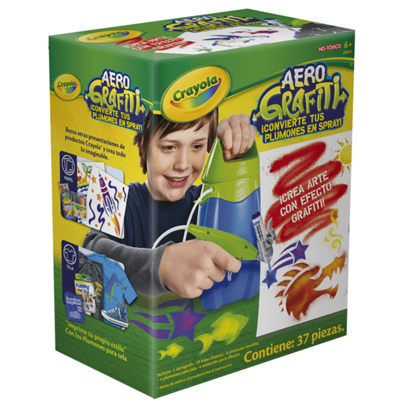 Plumones para aerografiti discount crayola