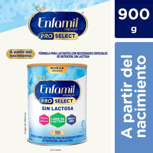 Enfamil Sin Lactosa Fórmula Especializada a partir del nacimiento 900 g