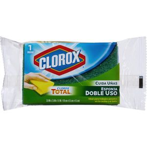 Esponja Clorox Doble Uso Cuida Uñas 1 Pz Esponja Doble Uso Cuida Uñas 1 Pz