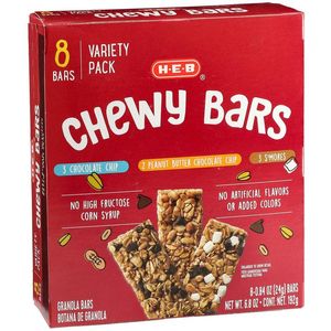 Barra de ganola Chewy Bars Variety Pack 192 g Barra de Granola Chewy Bars Variety Pack 192 Gr