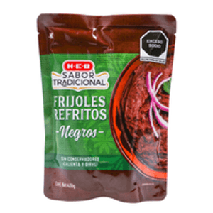 HEB Frijoles Negros Refritos 430 g