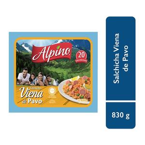 Alpino Salchicha Viena de Pavo 830 g