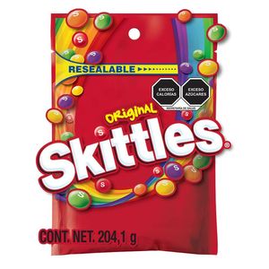 Skittles Dulces suaves Confitados Sabores Frutales Bolsa 204 g