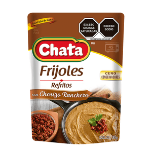 Frijoles Refritos con Chorizo Ranchero 400 Gr