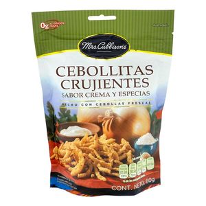 Mrs. Cubbisons Cebollitas Crema Y Especias 80 g