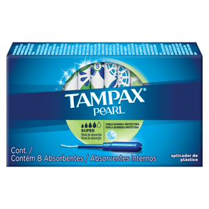 Tampax Pearl Super Absorbentes con 8 pz