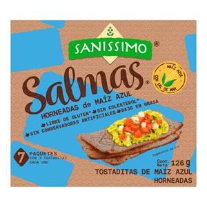 Sanissimo Salmas de Maíz Azul Horneadas 126 g