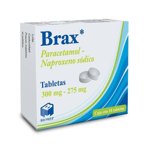 Naproxeno Paracetamol 275/300mg Tabs 10 Pz