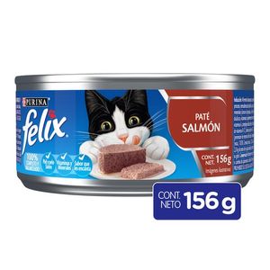 Purina Felix Alimento Húmedo para Gatos Pate Salmon 156 g