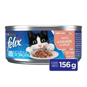 Purina Felix Alimento Húmedo para Gatos Filetes de Salmón en Salsa 156 g Pets Unlimited Collar para Perro Chico Ajustable con Dibujo