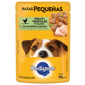 Alimento Húmedo para Perro Pollo y Vegetales 100 g