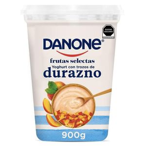 Danone Frutas Selectas Yogurt con Durazno 900 g