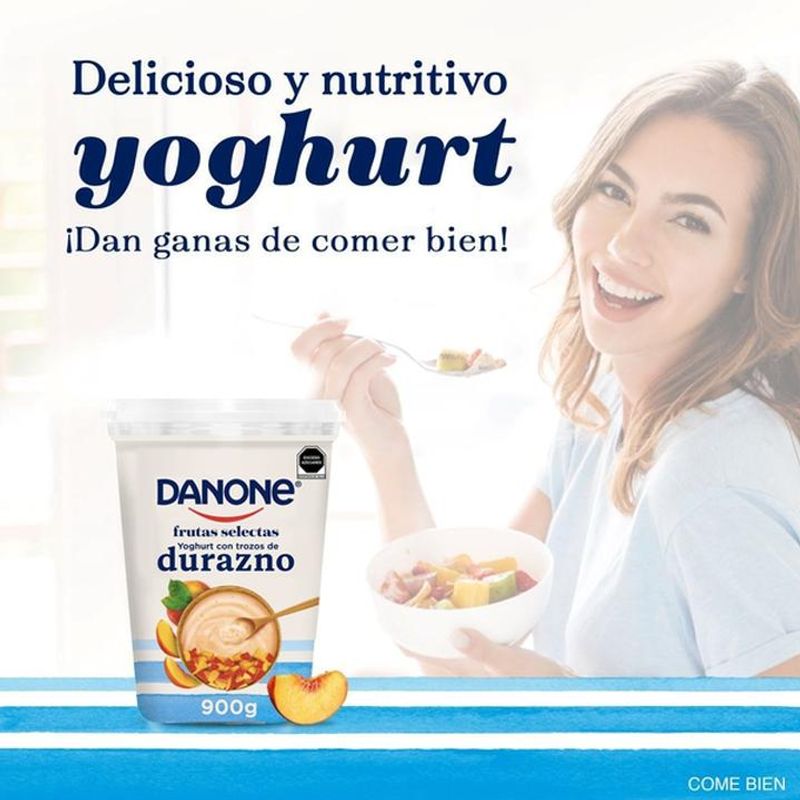 Danone Yogurt Natural sin Azúcar 900 g - H-E-B México