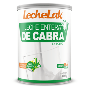 Lechelak Leche Entera de Cabra en Polvo 340 g