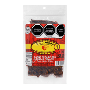 Ok Corral Carne Seca de Res Tasajo Picante 250 g