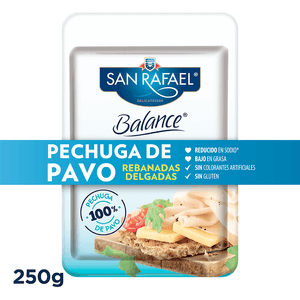 San Rafael Pechuga de Pavo Balance 250 g