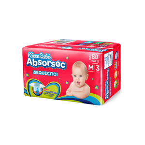 Pañales Absorsec Md Et 3 80 Pz