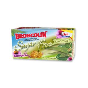 Broncolin Antigripal Pastillas Sugar Free Eucalipto con 16 pz