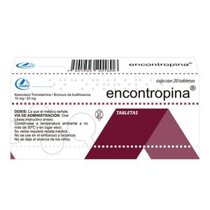 Encontropina 10/20 Mg Tabletas 20 Pz