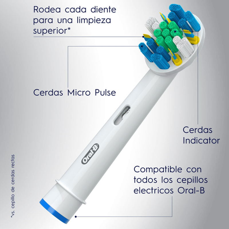 Oral B Cepillos Cabezales Cepillos El ctricos Flos H E B M xico