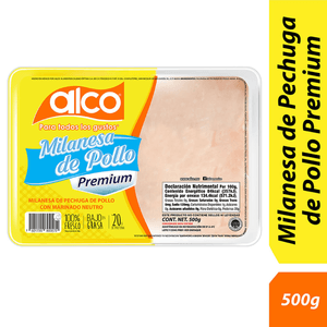 Alco Milanesa de Pollo Premium 500 g