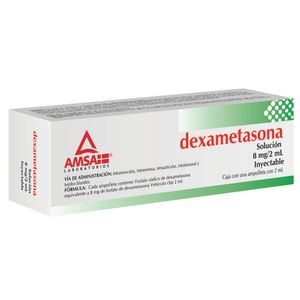 Dexametasona Sol Iny 8 Mg 1 Amp 2ml Gen 1 Pz