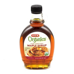 Jarabe de Maple Orgánico Oscuro 354 Ml