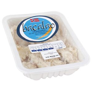 Bacalao Desmigado S/Espinas Noruego Charola 500 Gr