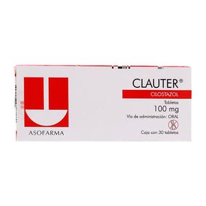 Clauter 100 Mg 30 Tab Cilostazol 30 Pz