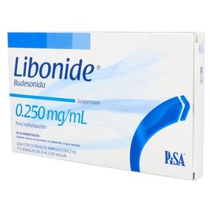 Pisa Libonide Budesonida 0.250 mg /ml 5 Frascos con Ampula 2 ml