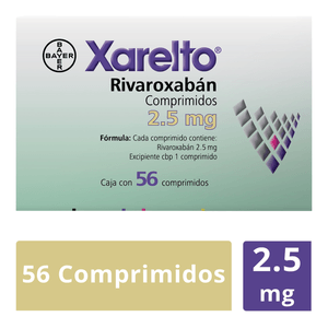 Xarelto 25  Mg 56 Tab Rivaroxaban 56 Pz