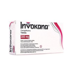 Invokana 300 Mg 30 Tab Canagliflozina 30 Pz