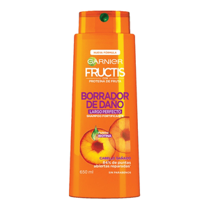 Garnier Fructis Shampoo Borrador de Daño Largo Perfecto 650 ml