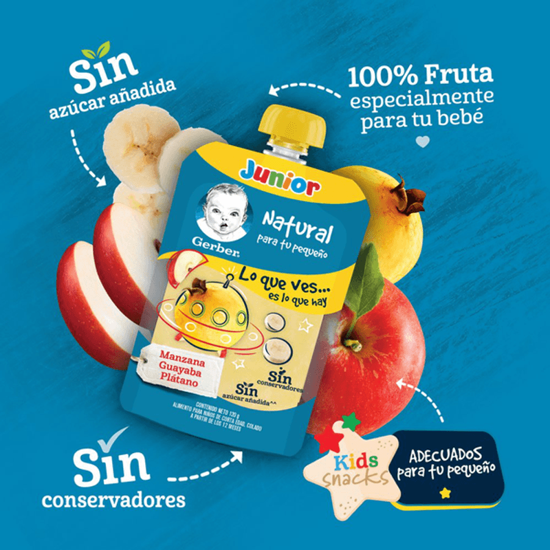 Tiendas 3B - Papilla Baby Fruit es ideal para iniciar con