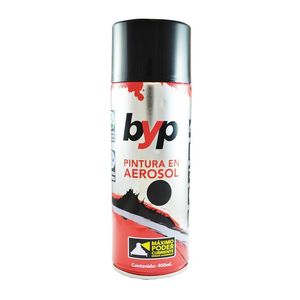 Byp Pintura en Aerosol Alquidálico Negro Mate 1 pz