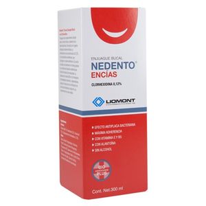 Enjuague Nedento Encia 0.12 , Bot 300ml 1 Pz