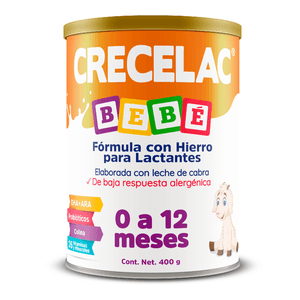 Formula Infantil Elaborada con Leche de Cabra 0- 400 Gr