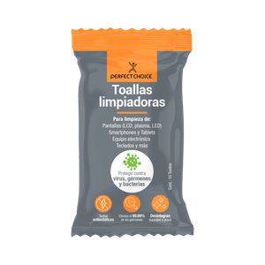 Toallas Limpiadoras P/Celulares Y Tablets 1 Pz