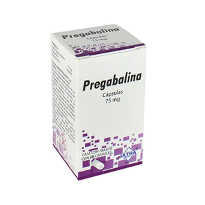 Pregabalina 75mg C/28 Capsulas 28 Pz