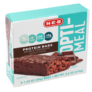 Barras Opti-Meal Doble Chocolate 6 Pz