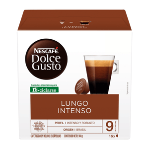 Café en Cápsula Dolce Gusto Lungo Intenso 16cap 144 Gr