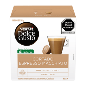 Café en Cápsula Dolce Gusto Cortado Espresso Macc 100.8 Gr