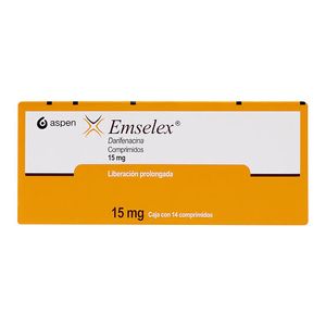 Emselex 15 Mg C14  Cpr Bromhidrato de Darifenacina 14 Pz