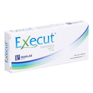 Execut 25 Mg Tab 25 Hidroxizina 25 Pz