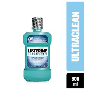 Enjuague Bucal LISTERINE Ultraclean 500 ml