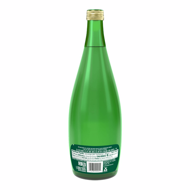 Agua Mineral Natural con Gas Perrier, 750 ml Caja (12 uds)