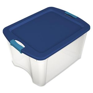 Caja 68lts Galones Tapa Azul 1 Pz