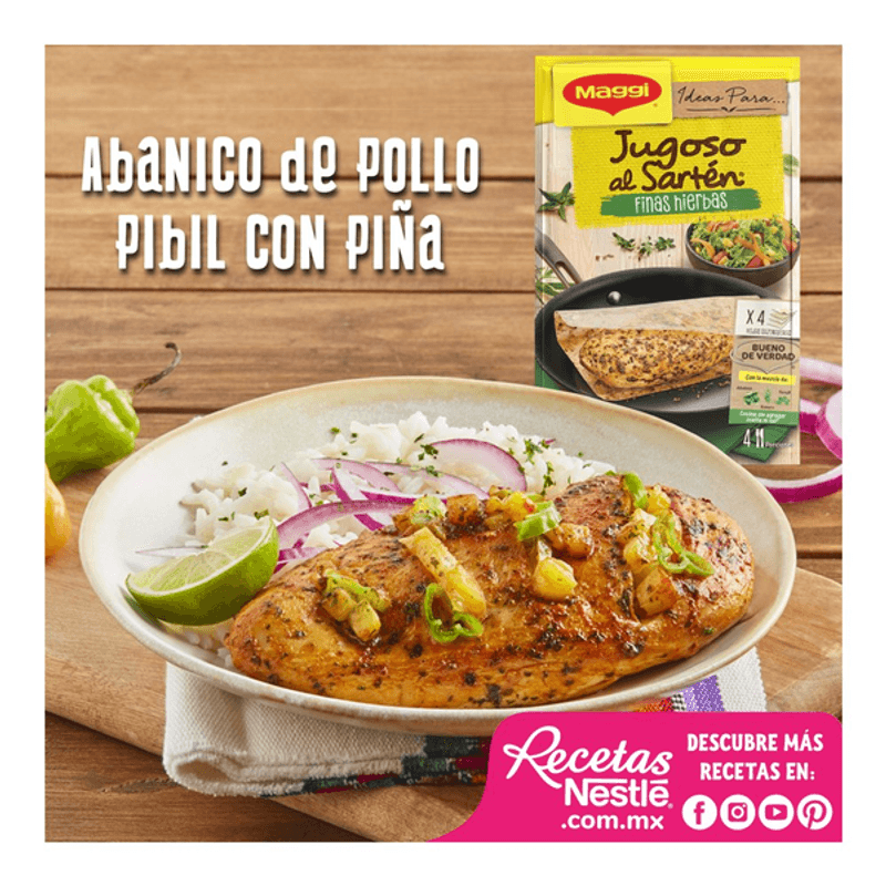 Maggi Hojas Sazonadoras Jugoso Al Sartén Finas Hie - H-E-B México