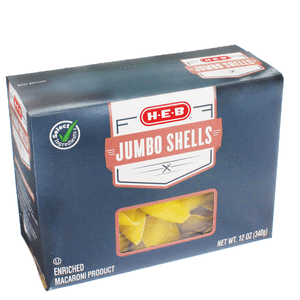 HEB Pasta Conchas Jumbo Caja 340 g